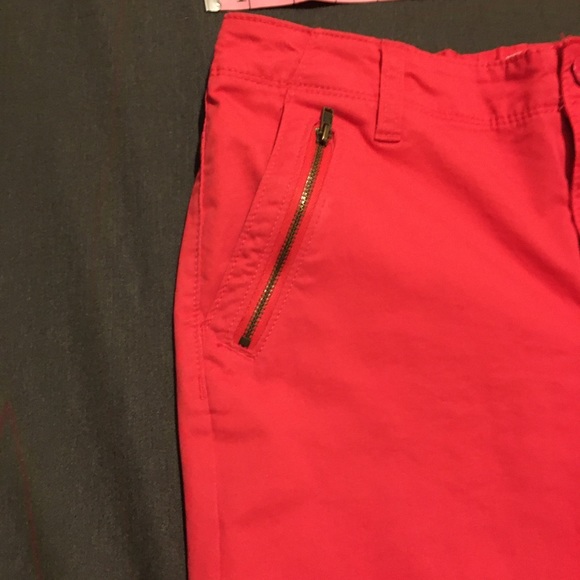Old Navy Stretch Zip Chino Pants in Salmon Size 16 - Picture 3 of 6